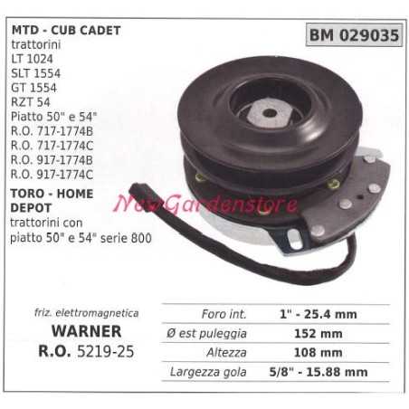 Electromagnetic clutch warner lawn mower mower cub cadet 029035 | NewgardenParts.com