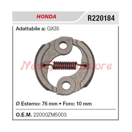 Frizione HONDA decespugliatore GX35 R220184 | NewgardenParts.com