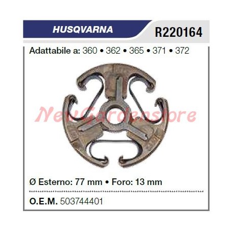 Frizione HUSQVARNA motosega 360 362 365 371 372 R220164 | NewgardenParts.com