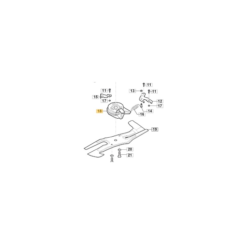 Frizione lama tagliaerba modelli LINER22SHBBC ORIGINALE STIGA 118399076/0