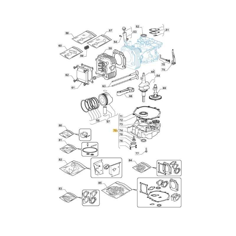 Engine sump assembly TRE0701 ORIGINAL STIGA lawn tractor 118550445/0