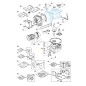 Engine sump assembly TRE0701 ORIGINAL STIGA lawn tractor 118550445/0