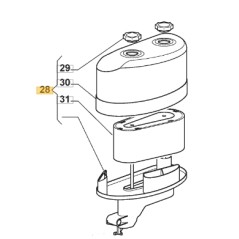 Assieme filtro aria motore trattorino ORIGINALE STIGA GGP ST7750 TRE0701 TRE0801 | NewgardenParts.com