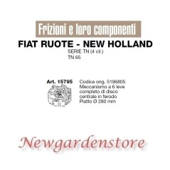 Frizione meccanismo trattore serie TN 65 4 cilindri FIAT NEW HOLLAND 15795 280mm | NewgardenParts.com