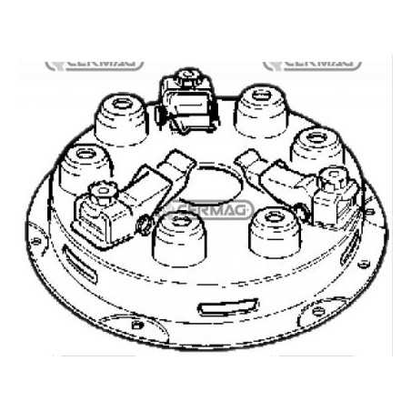 CARRARO single-plate spring-loaded clutch for agricultural tractor 4500 5000 6500 15724 | NewgardenParts.com