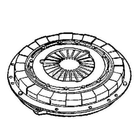 CARRARO single-plate clutch with springs for tiger agricultural tractor RS 15298 | NewgardenParts.com
