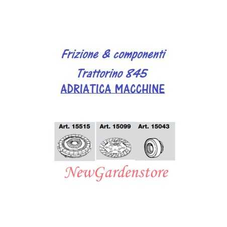 Einscheibenkupplung Kupplungsmuffe Rasentraktor 845 ADRIATICA MACCHINE | NewgardenParts.com