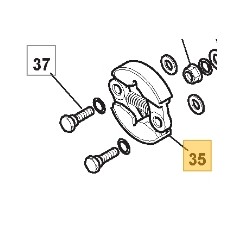 Frizione motosega benzina modelli B33 B44 BJ335 123430583/0 STIGA | NewgardenParts.com