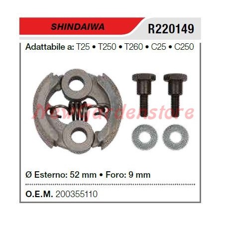 Frizione SHINDAIWA decespugliatore T25 T250 T260 C25 C250 R220149 | NewgardenParts.com