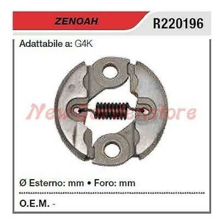 Embrague desbrozadora ZENOAH G4K R220196 | NewgardenParts.com
