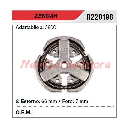 Frizione ZENOAH motosega 3800 R220198 | NewgardenParts.com