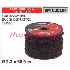 Fune avviamento briggs&stratton 790965 Ø 3.2 x 60.9m 020194 | NewgardenParts.com