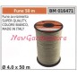 Fune avviamento super quality colore bianco Ø 4.0 x 50m 016471