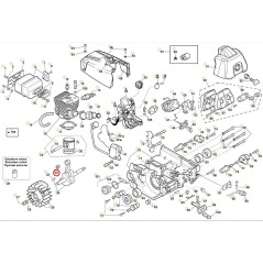 Gabbia a rulli ORIGINALE ACTIVE motosega modelli 62.62 031360 | NewgardenParts.com