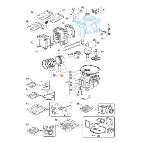 ORIGINAL STIGA Motor-Kolben-Baugruppe TRE0801 Rasentraktor 118550511/0 | NewgardenParts.com