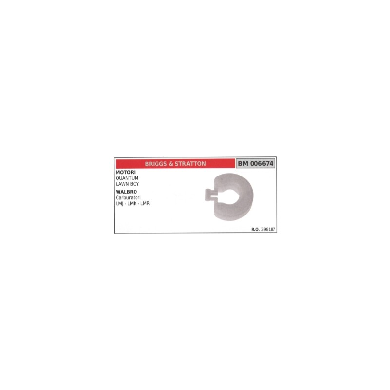 BRIGGS&STRATTON QUANTUM - WALBRO LMJ Rasenmäher-Vergaserschwimmer 398187