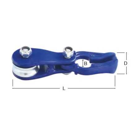Swivelling hook rope/chain with eye grade 100 weight 1.21 kg | NewgardenParts.com