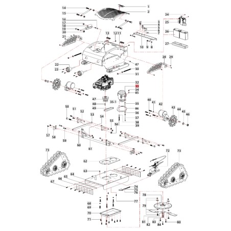 Generatore di corrente ORIGINALE BLUEBIRD trinciaerba FM 23-53 5040900040000 | NewgardenParts.com