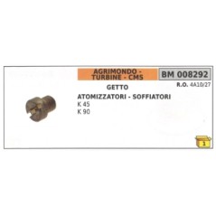 Getto atomizzatore soffiatore AGRIMONDO K 45 K 90 4A10/27