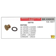 BRIGGS&STRATTON surtidor carburador 12A100 a 12A400 - 12B400 - 125K02/05 498977 | NewgardenParts.com