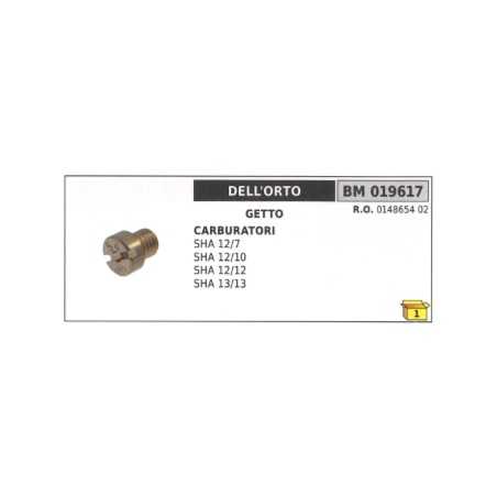 Surtidores de carburador DELL'ORTO SHA12/7 SHA12/10 SHA12/12 SHA13/13 0148654 02 | NewgardenParts.com