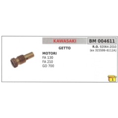 Carburettor jet lawn mower KAWASAKI FA130 FA210 GD700 92064-2010