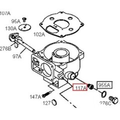 Original BRIGGS & STRATTON Rasenmähermotor Hauptdüse 691253 | NewgardenParts.com