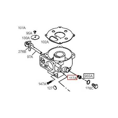 Original BRIGGS & STRATTON Rasenmähermotor Hauptdüse 691253 | NewgardenParts.com