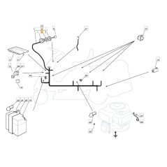 Ghiera interruttore avviamento trattorino rasaerba ORIGINALE STIGA 118400861/0 | NewgardenParts.com