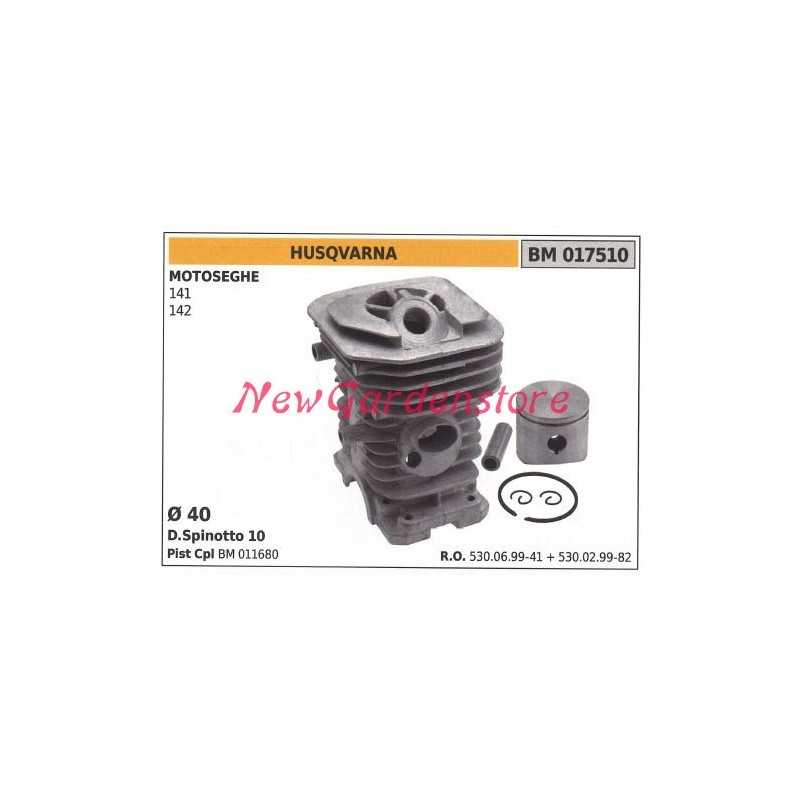 Cilindro pistone segmenti HUSQVARNA motore motosega 141 142 017510