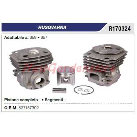 Cilindro pistone segmenti HUSQVARNA motosega 359 357 R170324 | NewgardenParts.com