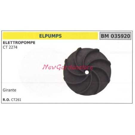 ELPUMPS electric pump CT 2274 impeller 035920 | NewgardenParts.com