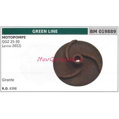 Impulseur GREENLINE motopompe QGZ 25-30 année 2012 019889 | NewgardenParts.com