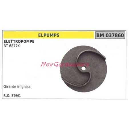 Girante in ghisa ELPUMPS elettropompa BT 6877K 037860 | NewgardenParts.com