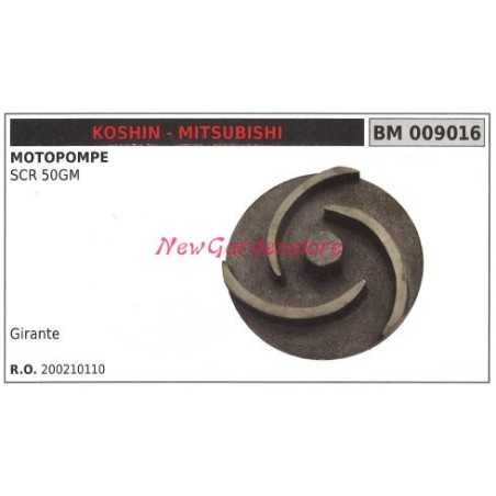 KOSHIN motopompe SCR 50GM roue 009016 | NewgardenParts.com