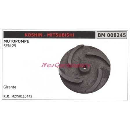 Motobomba KOSHIN SEM 25 rodete 008245 | NewgardenParts.com