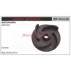 Girante KOSHIN motopompa SEM 80X 014136 | NewgardenParts.com