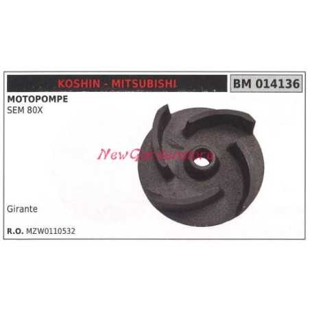 KOSHIN motopompe SEM 80X roue 014136 | NewgardenParts.com