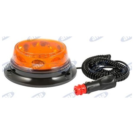 Girofaro a led base magnetica h 77mm L 145mm macchina agricola semovente 12-24V | NewgardenParts.com