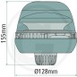 Girofaro a led tensione 12 / 24 V fissaggio su piantone macchina agricola