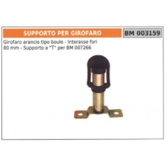 Girofaro arancio tipo boule - interasse fori 80mm codice 003159 | NewgardenParts.com