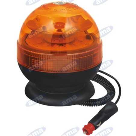 LED Rundumkennleuchte 12-24V magnetischer Sockel 138x127mm selbstfahrende Landmaschine Traktor | NewgardenParts.com