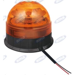 Girofaro LED 12-24V base piana 130x140mm trattore macchina agricola operatrice | NewgardenParts.com