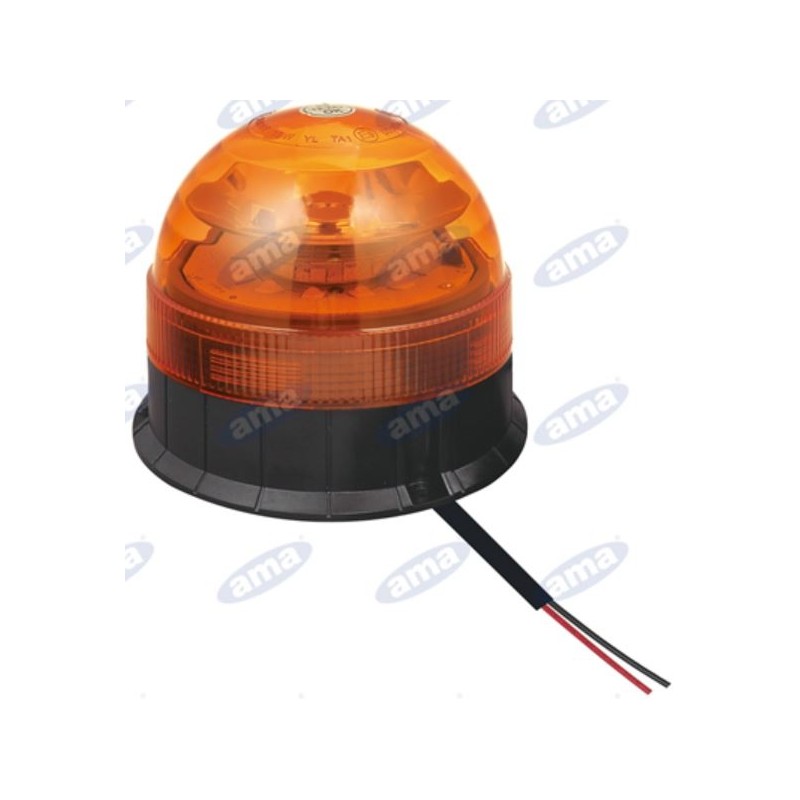 Girofaro LED 12-24V base piana 130x140mm trattore macchina agricola operatrice