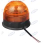 LED Rundumleuchte 12-24V Flachsockel 130x140mm Traktor Landmaschine