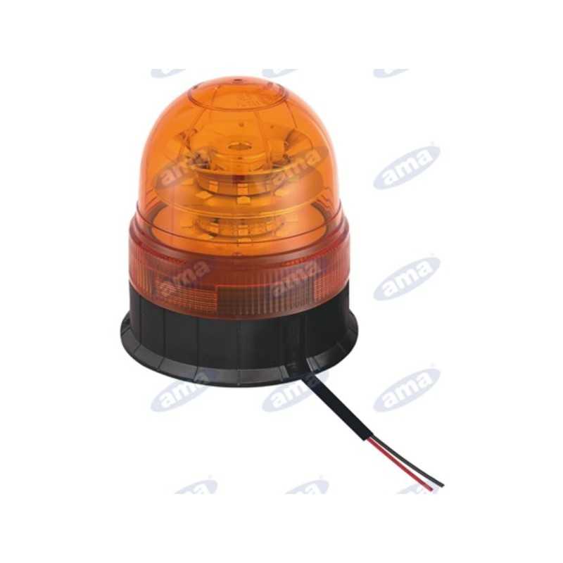 Feu tournant LED 12-24V base plate 160x140mm tracteur machine agricole