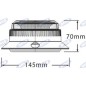 Girofaro led base magnetica h 70mm L 145mm macchina agricola semovente 12-30V