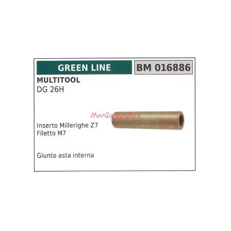 Giunto asta interna GREENLINE multitool DG 26H 016886 | NewgardenParts.com