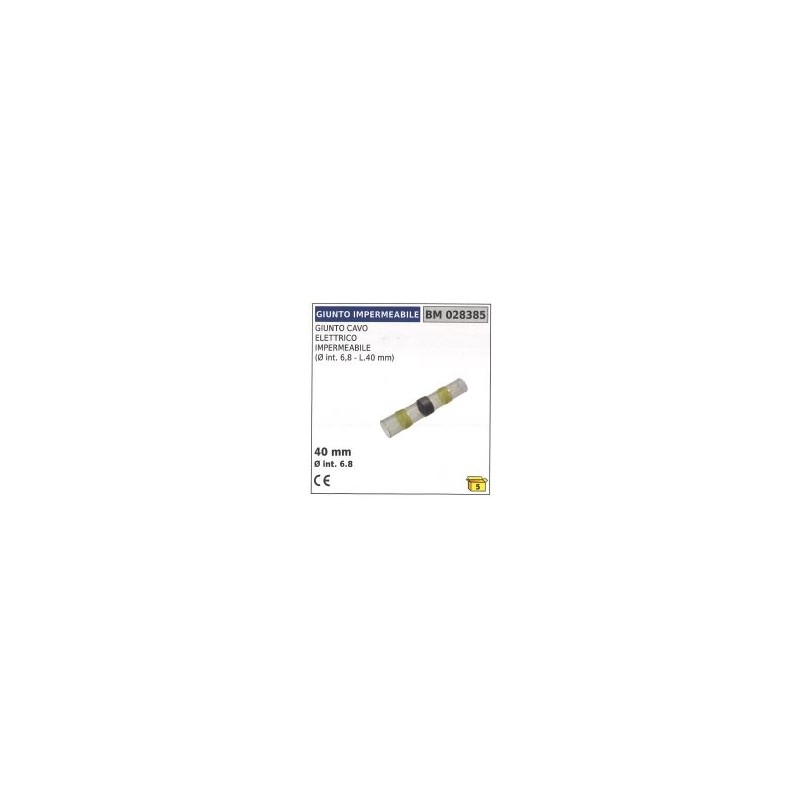 Joint de câble électrique étanche Ø interne 6,8 mm longueur 40 mm