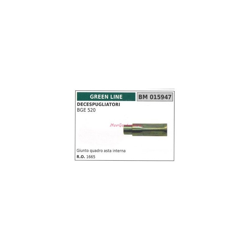 Giunto quadro asta interna GREENLINE decespugliatore BGE 520 015947